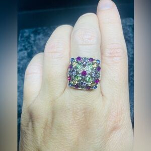 Multi Stone Fashion Ring (Size 6.5)